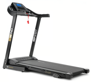 Бігова доріжка Hop-Sport HS-1000LB Wind, електрична, складна, до 150 кг, сірий