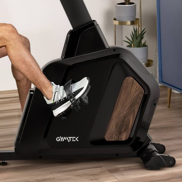 Gymtek XBR5000 magnetic recumbent exercise bike, up to 135 kg, black