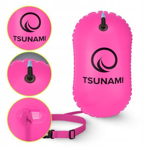 TSUNAMI Basic inflatable swim buoy Pink