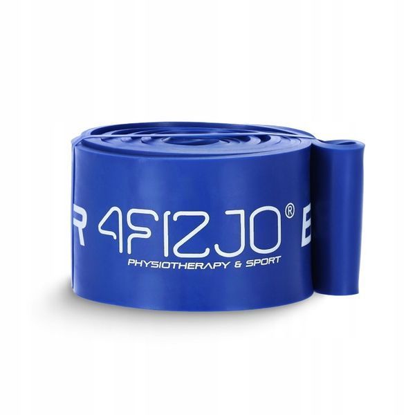 4FIZJO Power Band Resistance Loop 64 mm 36-46 kg Rubber Fitness and Sports Band Blue