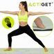 Actiget TPE Sports Mat 183 &times; 61 &times; 0.6 cm for Yoga and Fitness ACT0022 Mint/Black