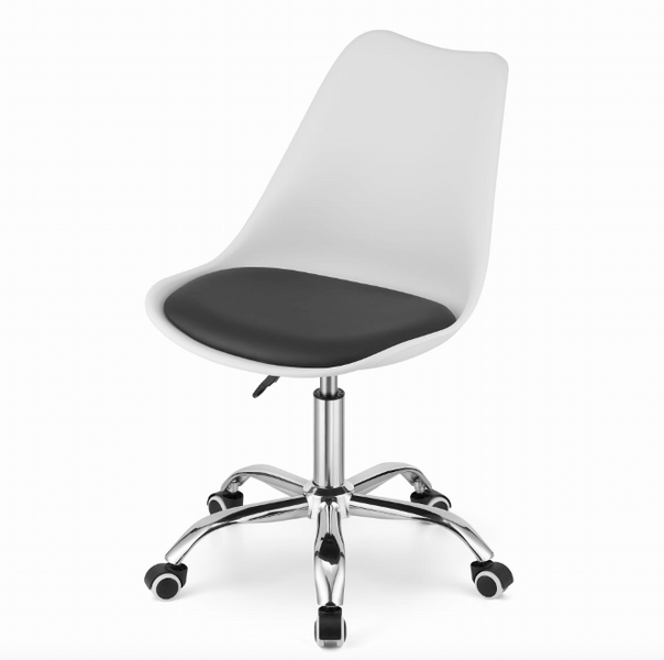 Leobert Alba Office Chair, White-Black