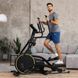 Орбітрек Hop-Sport HS-250CF Jucon чорно-золотистий, електромагнітний, до 150 кг, золотисто-синій &mdash; фото 2