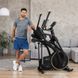 Орбітрек Hop-Sport HS-250CF Jucon чорно-золотистий, електромагнітний, до 150 кг, золотисто-синій &mdash; фото 8