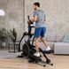 Орбітрек Hop-Sport HS-250CF Jucon чорно-золотистий, електромагнітний, до 150 кг, золотисто-синій &mdash; фото 3