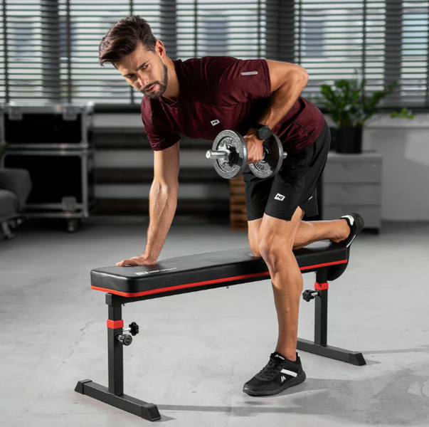 Лавка тренувальна Hop-Sport HS-1025 Pro для жиму горизонтальна регульована &mdash; фото