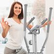 Cornix Fiona magnetic elliptical trainer, up to 130 kg, white/grey