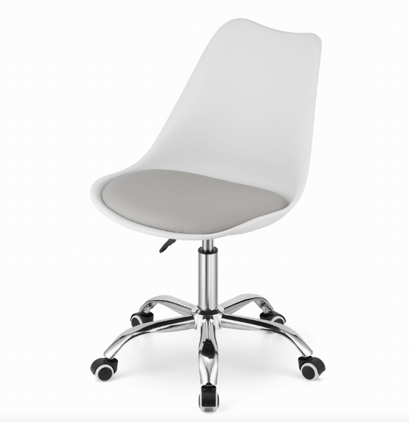 Leobert Alba Office Chair, White-Grey