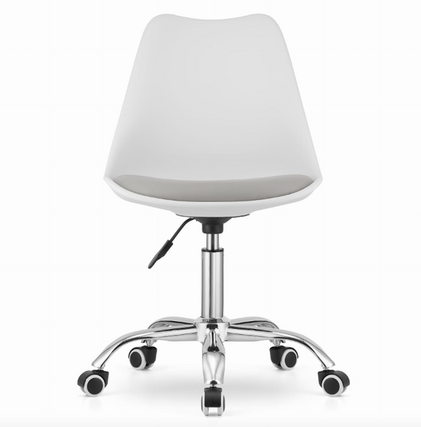 Leobert Alba Office Chair, White-Grey