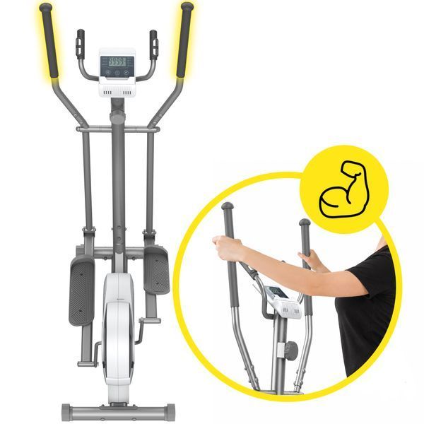 Cornix Fiona magnetic elliptical trainer, up to 130 kg, white/grey