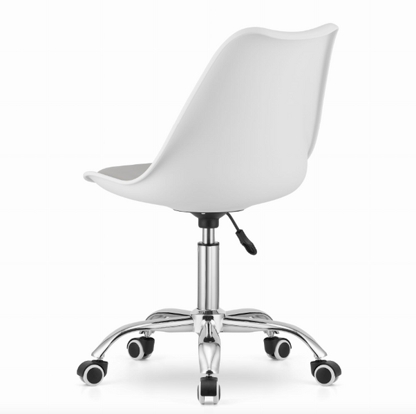 Leobert Alba Office Chair, White-Grey