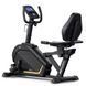 Hop-Sport HS-120L Ravel Recumbent Exercise Bike, Electromagnetic, Up to 120 kg, Black and Gold