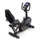 Hop-Sport HS-120L Ravel Recumbent Exercise Bike, Electromagnetic, Up to 120 kg, Black and Gold