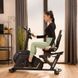 Hop-Sport HS-120L Ravel Recumbent Exercise Bike, Electromagnetic, Up to 120 kg, Black and Gold